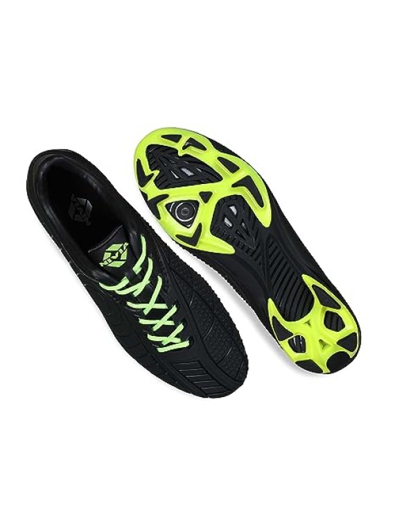 Nivia Dominator 2.0 Football shoes (BLACK-GREEN)