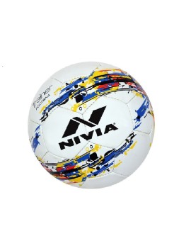 Nivia Trainer  Football - White/Blue - Size 3