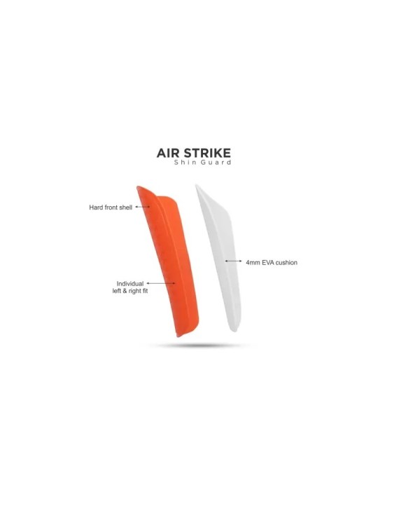 Nivia Airstrike Shin Gaurd (orange)