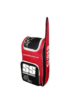 Ss Super Duffle Cricket Kit Bags (Black Red) 