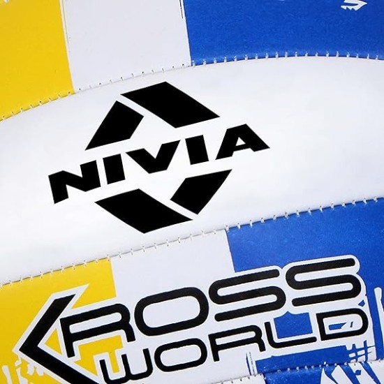 NIVIA KROSS WORLD SYNTHETIC VOLLEYBALL BALL (MULTI COLOR) 