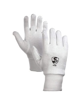 Sg Club Cotton Cricket Batting Inner-Gloves (White)  