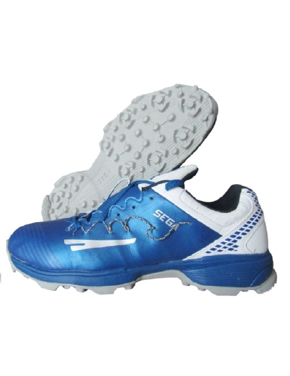 Sega Power Rubber Spikes Cricket Shoes (Royal Blue) 