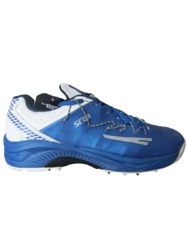 Sega Power Rubber Spikes Cricket Shoes (Royal Blue) 
