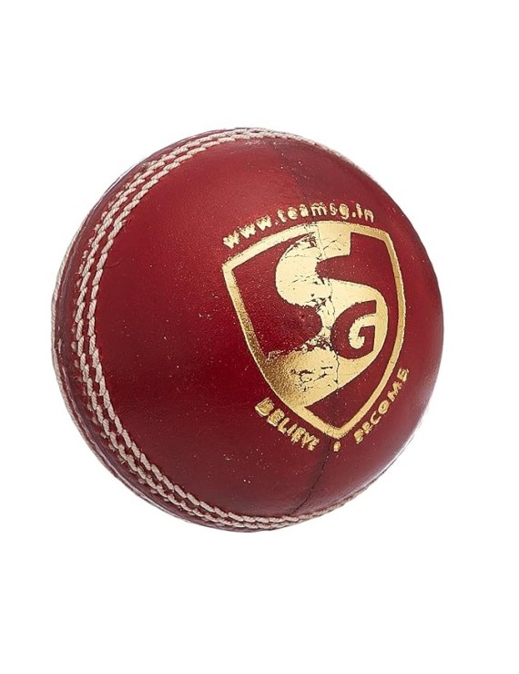 Sg Tournament Four-Piece Cricket Leather Balls (Red) 