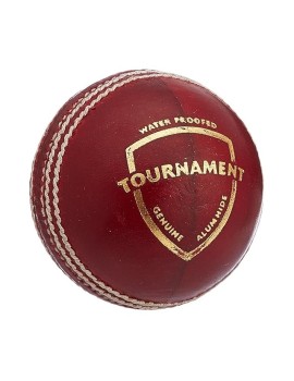 Sg Tournament Four-Piece Cricket Leather Balls (Red) 