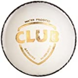 SG CLUB FOUR PIECE CRICKET LEATHER BALLS (WHITE)
