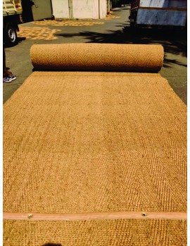 Half Pitch Cricket Mat - Natural Brown Colour