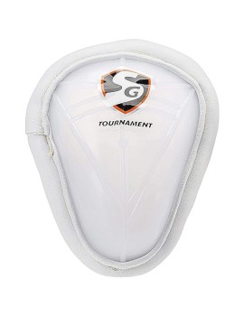 Sg Tournament White Cricket Abdominal Guards (Boys) 