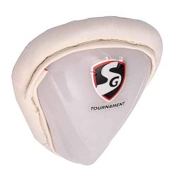 SG TOURNAMENT CRICKET ABDOMINAL GUARDS (WHITE) 