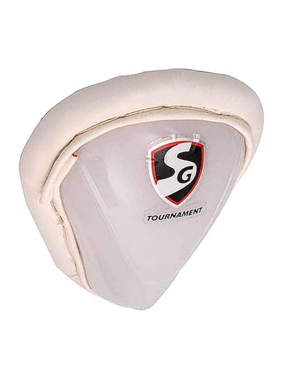 Sg Tournament White Cricket Abdominal Guards (Boys) 