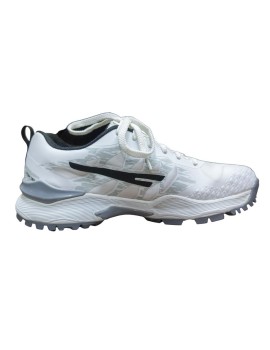Sega Freedom Rubber Spikes Cricket Shoes (White) 