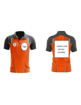 Customized Front And Back Sublimation Cricket T-Shirt (Multi Color) 