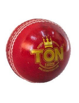 SS Ton  Elite Cricket Leather Balls (Red) 