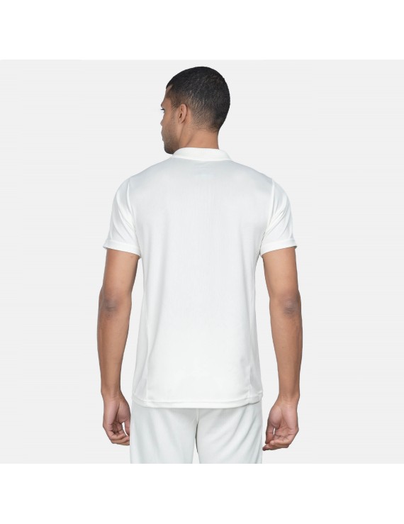 Tyka Prima Half Sleeve Cricket T-Shirt (Off White) 