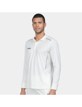 TYKA PRIMA CRICKET SHIRT - FULL SLEEVES (OFF WHITE)