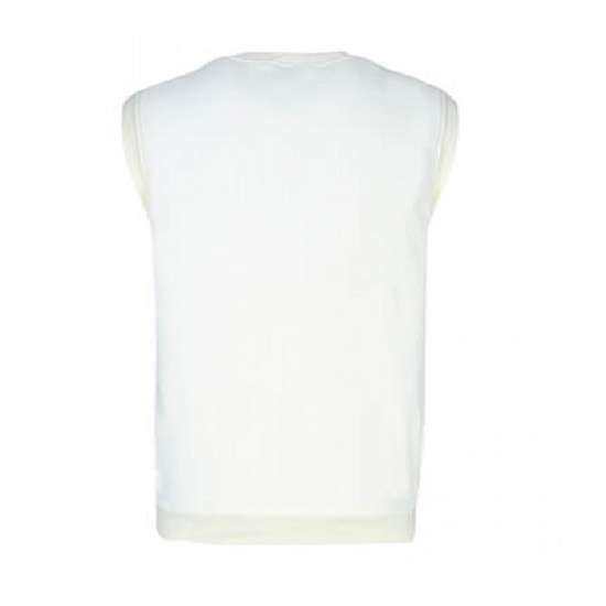 TYKA PULLOVER SLEEVELESS CRICKET PULLOVER SWEATER (OFF WHITE) TYKA PULLOVER SLEEVELESS CRICKET PULLOVER SWEATER (OFF WHITE)