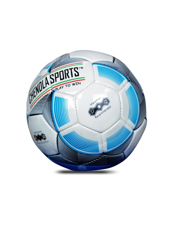 Chendla Sports Pu Football Balls (Sky Blue) - Size 4