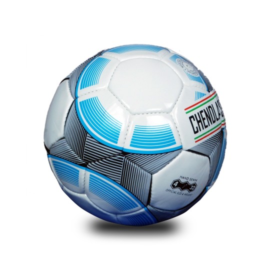 CHENDLA SPORTS PU LEATHER FOOTBALL BALLS (WHITE BLUE)  - Size 4