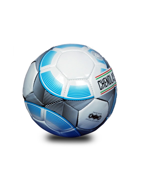 Chendla Sports Pu Football Balls (Sky Blue) - Size 4