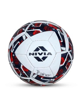 Nivia Trainer  Football - White/Black - Size 5