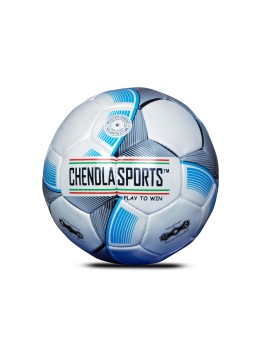 Chendla Sports Pu Football Balls (Sky Blue) - Size 4