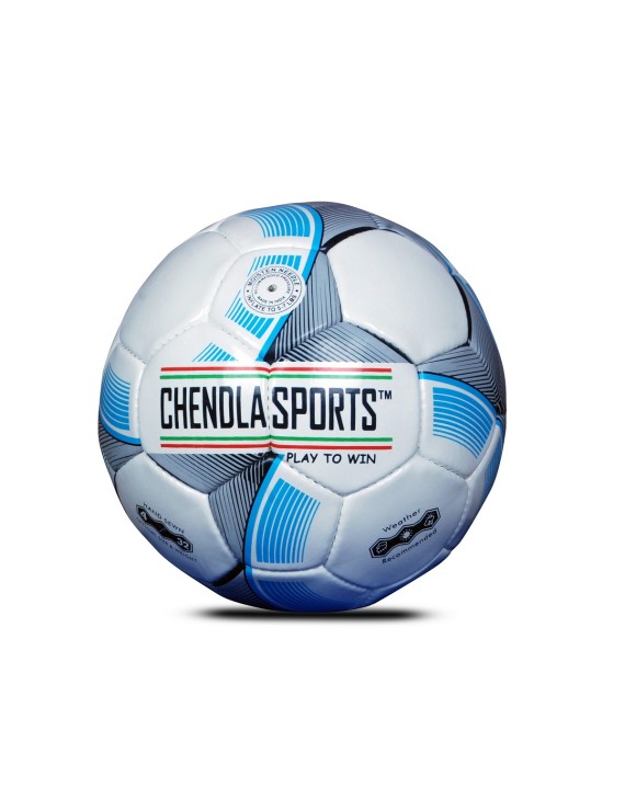 Chendla Sports Pu Football Balls (Sky Blue) - Size 4