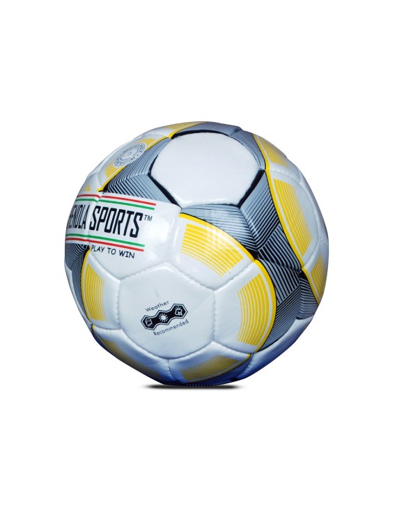 Chendla Sports Pu Football Balls (Yellow)  - Size 5