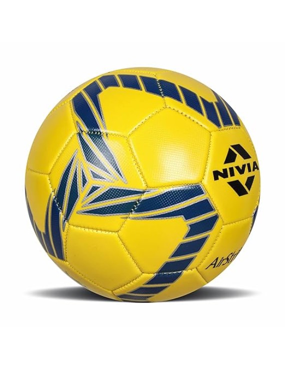 Nivia Air Strike Football Balls (Yellow) - Size 5