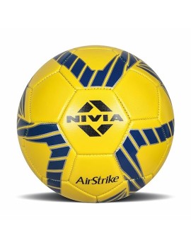 Nivia Air Strike Football Balls (Yellow) - Size 5
