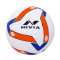 NIVIA SHINING STAR SYNTHETIC FOOTBALL BALLS (WHITE ORANGE) 