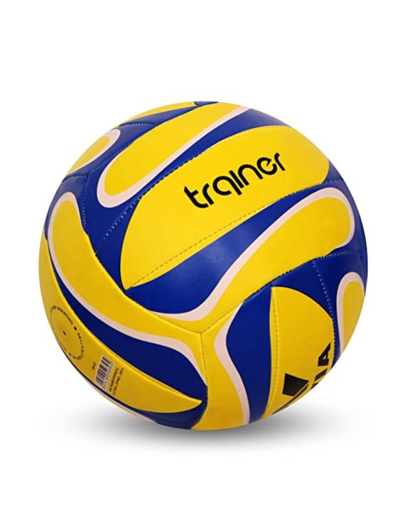 NIVIA  TRAINER SYN  VOLLEYBALL 18 PANNEL - BLUE/YELLOW