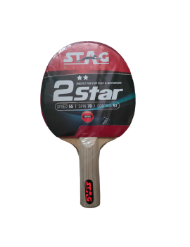 Stag 2 Star Table Tennis Racket (Pack Of 1) 