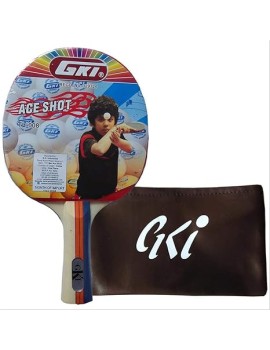 Gki Ace Shot Table Tennis Racket (Pack Of 1) 