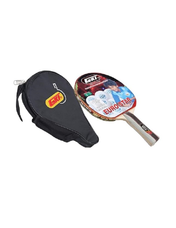 Gki Euro Star Table Tennis Racket (Pack Of 1) 