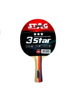Stag Three Star Table Tennis Racket (Pack Of 1) 