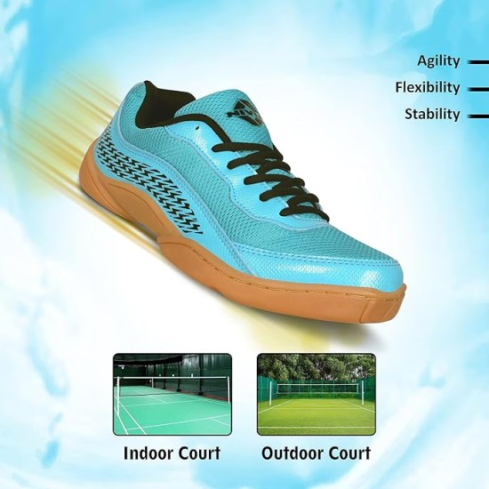 NIVIA FLASH 2.0 BADMINTON SHOE (SKY BLUE)