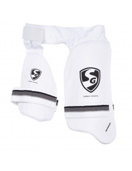 Sg Combo Ultimate Cricket Batting Thigh-Pads (White ) 