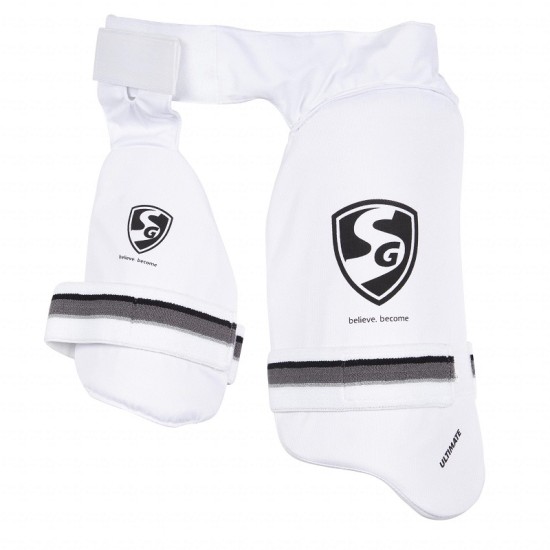 SG COMBO ULTIMATE CRICKET BATTING THIGH-PADS (WHITE) 
