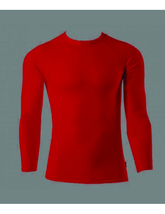 Lycot Long Sleeves Rash-Guard, Compression Inners - Red Colour
