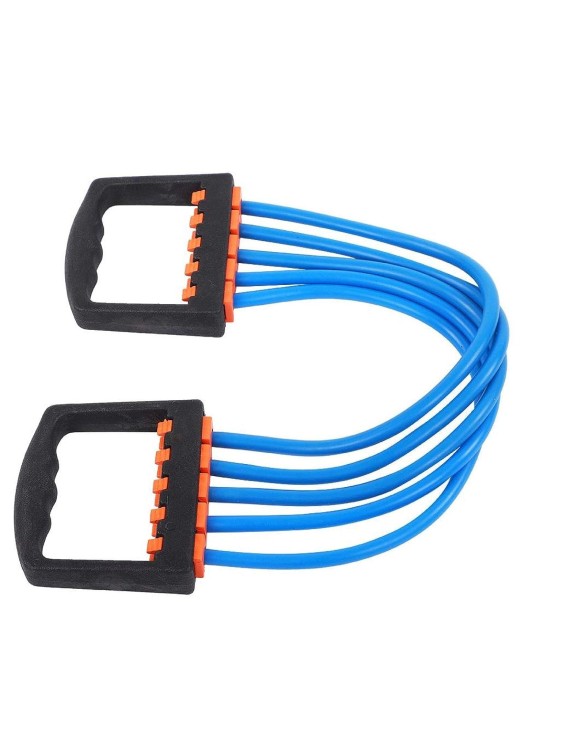 Chest Expander Exercise And Resistance Band (Blue) 