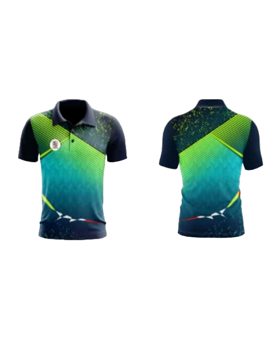 Customized Full Front And BacK Sublimation Cricket T-Shirt 