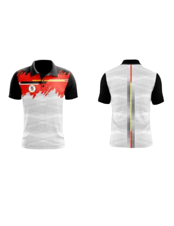 Customized Full Front And BacK Sublimation Cricket T-Shirt 