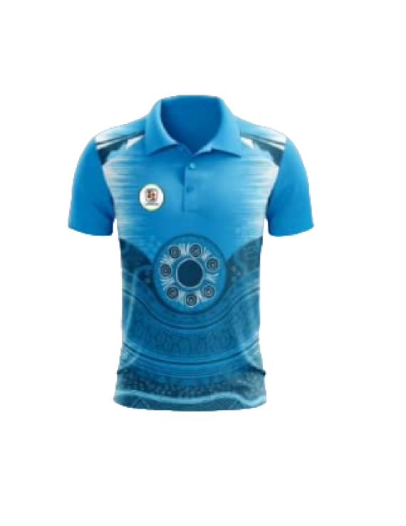 Customized Full Front And BacK Sublimation Cricket T-Shirt 