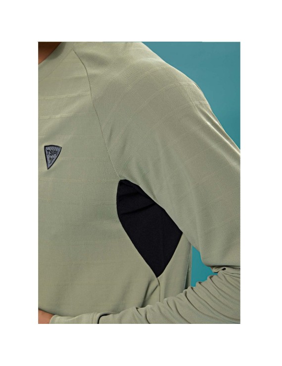 Technosport P708 Crewneck Full Sleeve Mens T-Shirt (Bay Leaf) 
