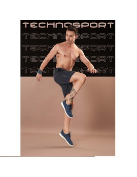 Technosport Or76 Woven Fit Stretch Mens Shorts (Carbon Grey)