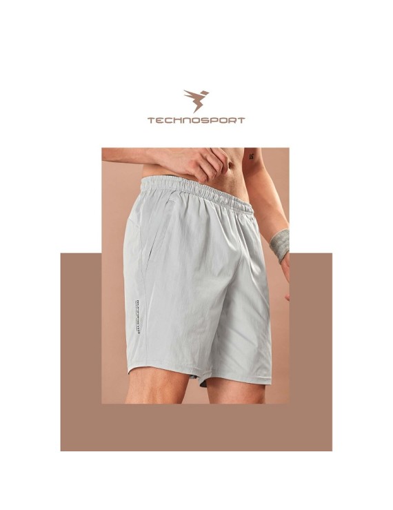 Technosport Or76 Woven Fit Stretch Mens Shorts (Lunar Grey) 
