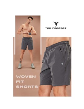 Technosport Or76 Woven Fit Stretch Mens Shorts (Iron Grey)