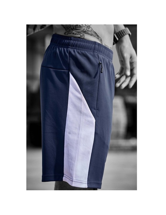 Technosport P607 Solid Mens Shorts (Navy Blue)