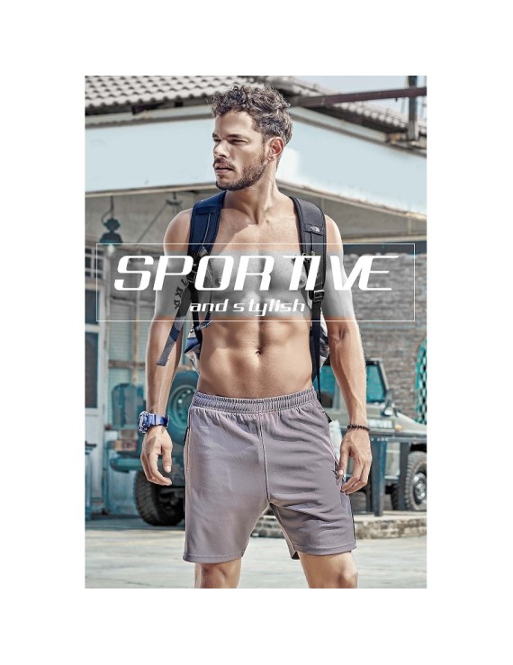 Technosport P607 Solid Mens Shorts (Grey)